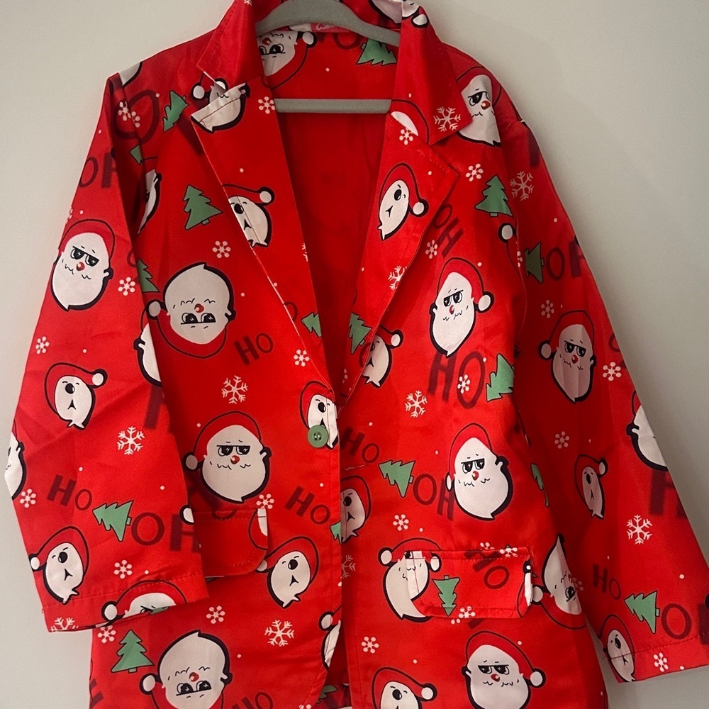 Festive Red Santa Blazer 0142